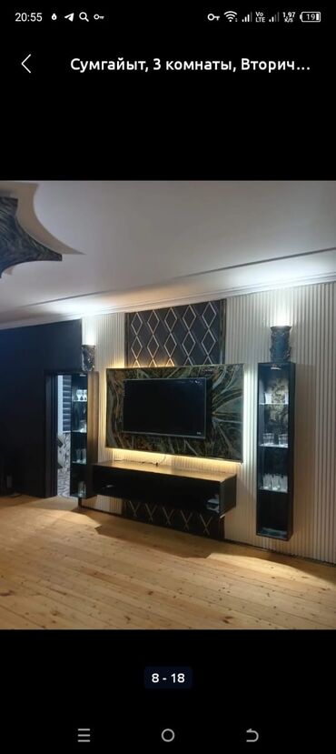 mingecevir ikinci el: Масазыр 3 комнаты, 300 м², Нет кредита, Свежий ремонт