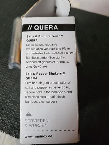 Ostalo posuđe: Nov Rominox slanik. Nov slanik nerdjajuci celik,postolje od bambusa na lalafo.rs — 14 Ostalo posuđe: Nov Rominox slanik. Nov slanik nerdjajuci celik,postolje od bambusa — 14