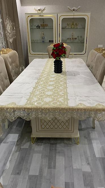 Klassik üslubda yemək otağı dəsti Yeni alınıb otağda çox yer tutur