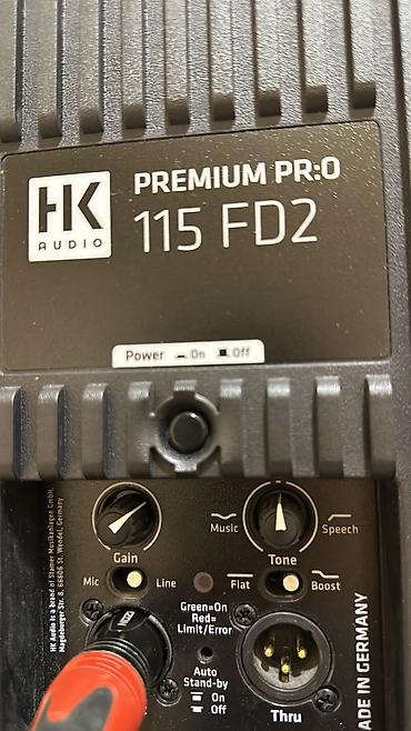 Динамиктер жана музыкалык борборлор: Продаю активные колонки HK audio pro 115fd2. Усилитель класса D. 1200 — 2