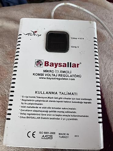 baklar və cənlər: Baysallar BMS Mikroişlemcili Kombi Voltaj Regülatörü Xüsusiyyətlər: - — 1