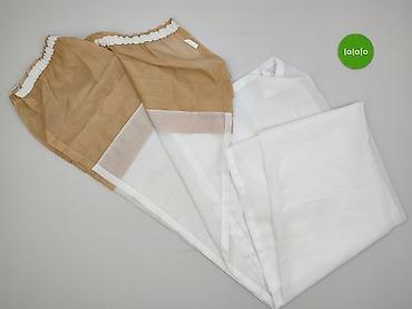 guma na metry: Firanki/zasłony z woalu – komplet - Materiał: 100% poliester (woal) — 3