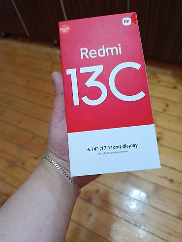 herbi telefon: Redmi 13C, 128 GB, rəng - Göy, Sensor — 2