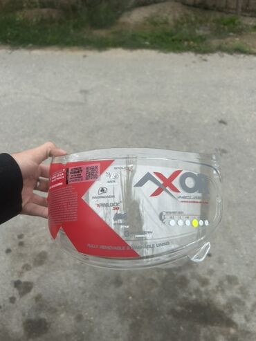 купить шлем для мотоцикла бу: AXOR dəbilqələri üçün şəffaf vizor - Brend: AXOR Helmets - Model