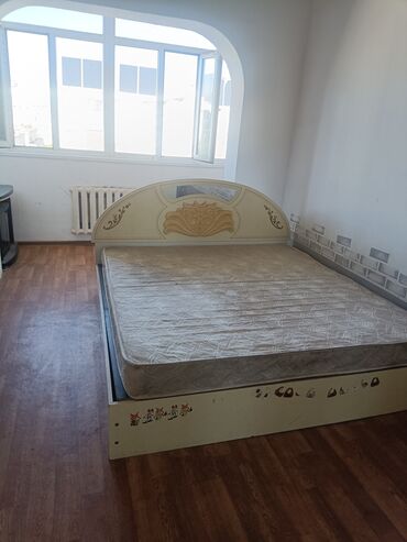 кухонный гарнитур в рассрочку бишкек: Спальный гарнитур, Двуспальная кровать, цвет - Бежевый
