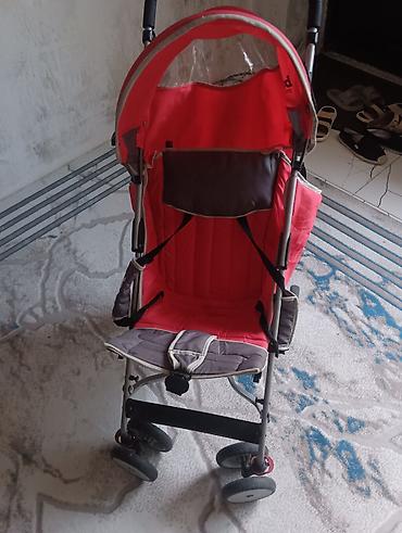 uşağ arabalari: Uşaq arabası – Baby More brendi, qırmızı/boz rəng. Xüsusiyyətlər: - — 2