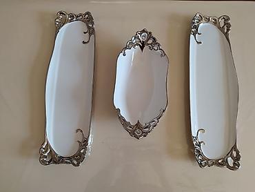 Nahar dəstləri və servizlər: Nahar dəsti, rəng - Ağ, Farfor — 5