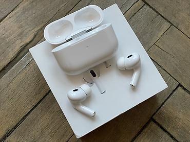 airpods case: Yeni Simsiz (Bluetooth) Qulaqcıqlar, Apple, rəng - Ağ — 1