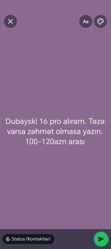 simsiz qulaqciqlar qiymeti: IPhone 16 Pro, 256 GB