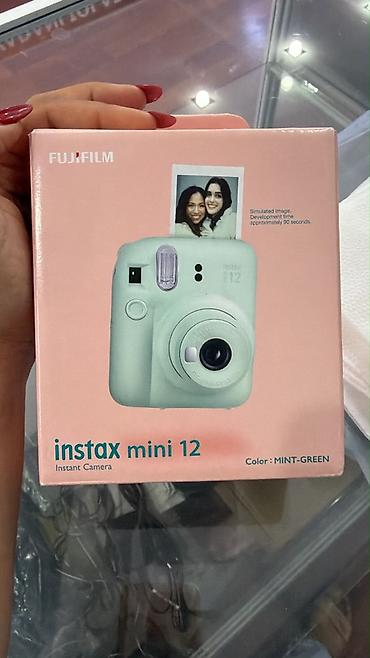 mini proyektorlar: Fujifilm Instax mini 12 – ani şəkil çəkən kamera Rəng: Mint-Green — 1