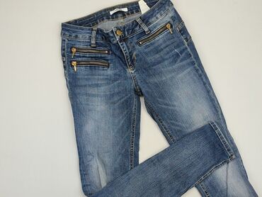 spódniczka trapezowe jeansowe: Jeans, S (EU 36), condition - Fair
