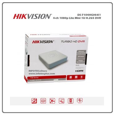 hd kameralar: Topdan satış qiymətə Hikvision DS-7104HGHI-K1 Turbo HD DVR