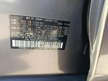 чистка салона авто: Subaru Outback: 2020 г., 2.5 л, Вариатор, Бензин, Универсал — 9