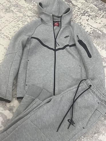 nike tech fleese: Серый спортивный костюм Nike Tech Fleece Покупала в Европе Чехия ( — 1