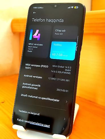 Poco: Poco M3, 64 GB, rəng - Mavi, Düyməli, Sensor, Barmaq izi — 10