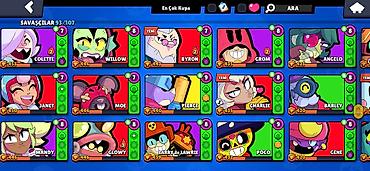 pultlu masin 07: Brawl Stars hesabı – güclü və zəngin kontentli oyun profili - Kupa — 6