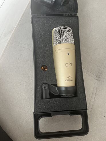 Студийные микрофоны: Студийный конденсаторный микрофон Behringer C-1 В комплекте: Провод