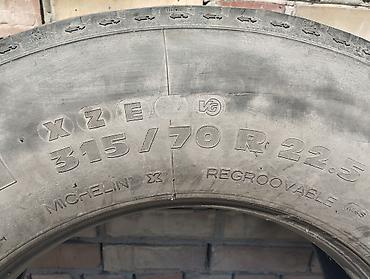 шина на ниве: Шины 315 / 70 / R 22,5, Лето, Б/у, Пара, Германия, Michelin — 3