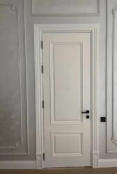 зеркало на дом: Жабык ички эшик, Боёлгон, түсү - Ак