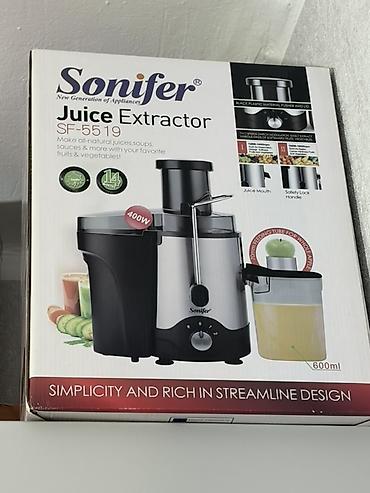 sonifer heater: Sonifer Juice Extractor SF-5519 – meyvə-tərəvəz şirəçəkəni Hədiyyə — 1