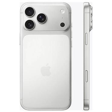 холодильник в рассрочку: IPhone 17 Pro Max, Новый, 256 ГБ, Серебристый, Зарядное устройство, Защитное стекло, Чехол, 100 % — 1