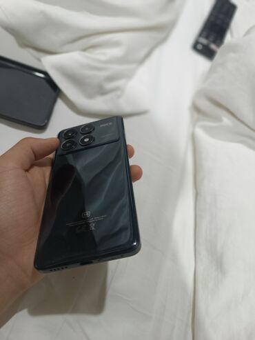 телефон покко: Poco X6 Pro 5G, Б/у, 256 ГБ, цвет - Синий, 2 SIM
