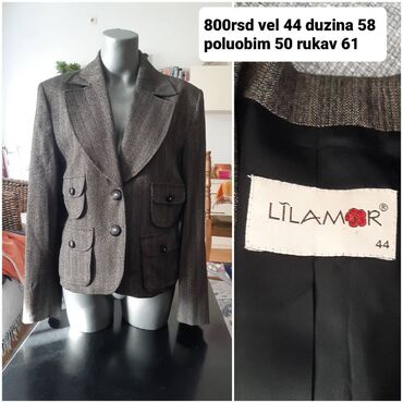 Blazers: XL (EU 42), 2XL (EU 44), Single-colored