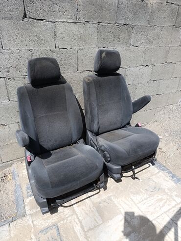 эстима 2004: Алдыңкы орундук, Велюр, Toyota 2004 г., Колдонулган, Оригинал, Жапония