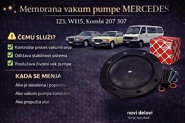 pumpica za karburator: MEMBRANA VAKUM PUMPE 123 W115 KOMBI 207 307 | ⭐membrana vakum pumpe — 1