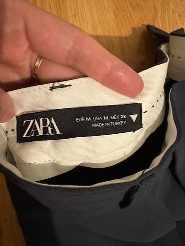mexmer parca: ZARA kişi klassik şalvarı - Rəng: tünd göy (navy) - Ölçü: M (EUR M — 1