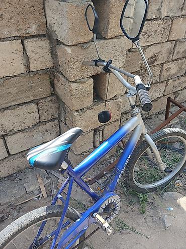 bmx 24: Uşaq/yeniyetmə velosipedi – Bravery markası - Rəng: mavi-gümüş - — 2