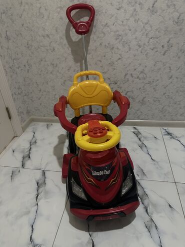 fisher price uşaqlar üçün oyuncaqlar: Usag masini tezedir.Cemi bir defe sürülüb.Usag istemediyi uçun