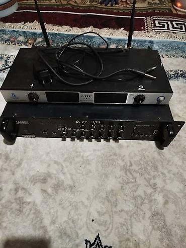 Усилители звука: Профессиональный усилитель-микшер TARBOC MP-VCM350L + UHF-приёмник — 3