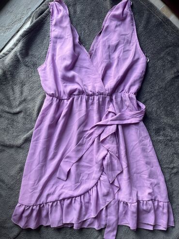 ljubičaste haljine: Terranova S (EU 36), M (EU 38), color - Lilac, Cocktail, With the straps