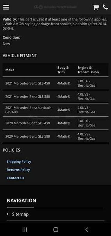 yamaha znak: REŠETKA BRANIKA ZA MERCEDES BENZ GLS 63 AMG, GLS 350 D, GLS 400 . | — 4
