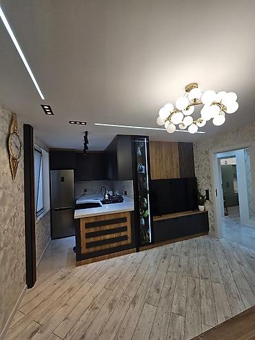 resotka pencere: Mətbəx–qonaq otağı üçün dəst: dizayn və mebel kompleksi - Planlama — 1