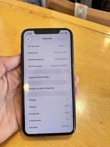i̇phone 11 pro 256: IPhone 11 Pro, 256 GB, Space Gray, Face ID — 5