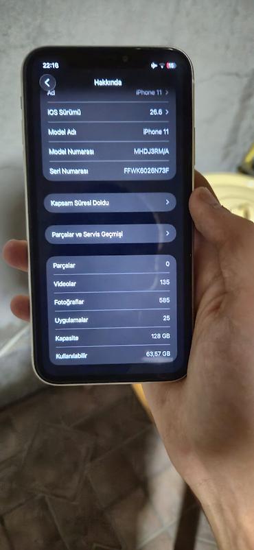 ikinci el iphone 5 s: IPhone 11, 128 GB, Ağ, Face ID, Simsiz şarj, Barmaq izi — 4