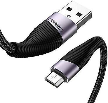 raspberry pi: Кабель Ugreen 50872 USB 2.0 — micro USB, в оплетке - для зарядки и — 1