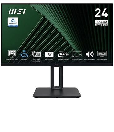 komputer rolu: MSI 24” Full HD monitor Monitor 2 ay istenilip - Ekran: 24 düym
