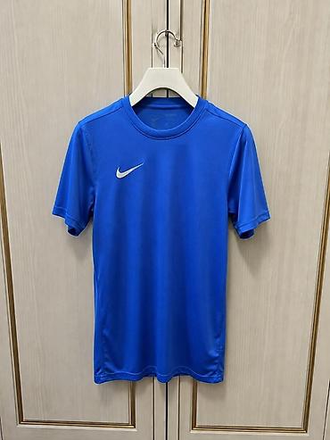 Futbolkalar: Futbolka, Nike, S, rəng - Mavi — 1