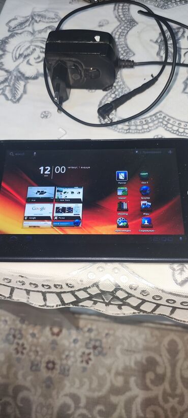 куплю бу планшет недорого: Планшет, Acer, память 16 ГБ, 4" - 5", 3G, Б/у, Классический цвет - Черный