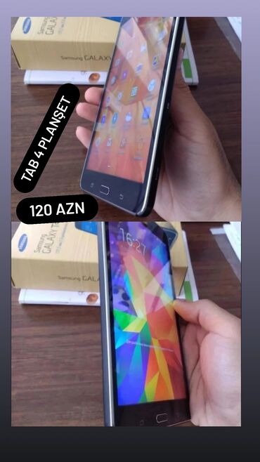 Planşetlər: Samsung Galaxy Tab 4, 7", < 64 GB, Ünvandan götürmə, Pulsuz çatdırılma