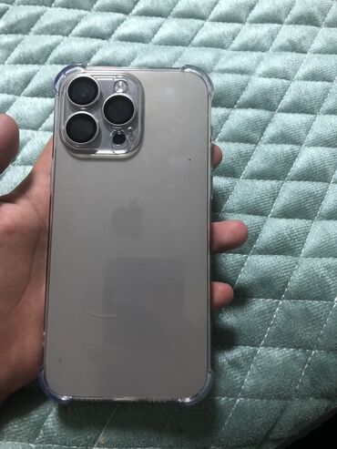 айфон кридит: IPhone 15 Pro Max, Б/у, 1 ТБ, Natural Titanium, Чехол, 98 %
