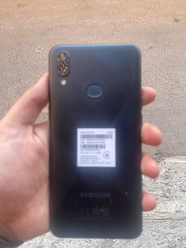 samsung tel: Samsung Galaxy A10s, 32 GB, rəng - Qara, Barmaq izi — 3