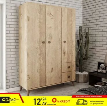 Dolablar: Yeni, Açılan, 3 qapılı Düz dolab, Dolab-asılqan, Rusiya — 2