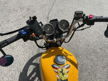 motosikl: Salam motonun üstündə gördüyüvüz 90% detallar deyişib teze goyulub