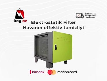Tozsovuran avadanlığı: Elektrostatik Filter – Havanın effektiv təmizliyiElektrostatik Filter — 1