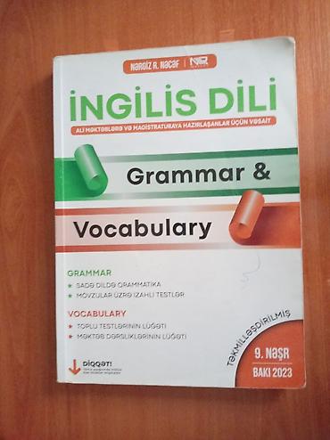 Məhsul: “İngilis Dili – Grammar & Vocabulary” dərs vəsaiti