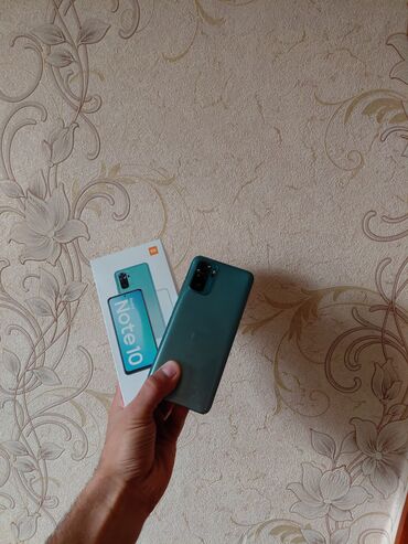 телефон флай 17: Redmi Note 10, 128 GB, rəng - Göy, Düyməli, Sensor, Barmaq izi